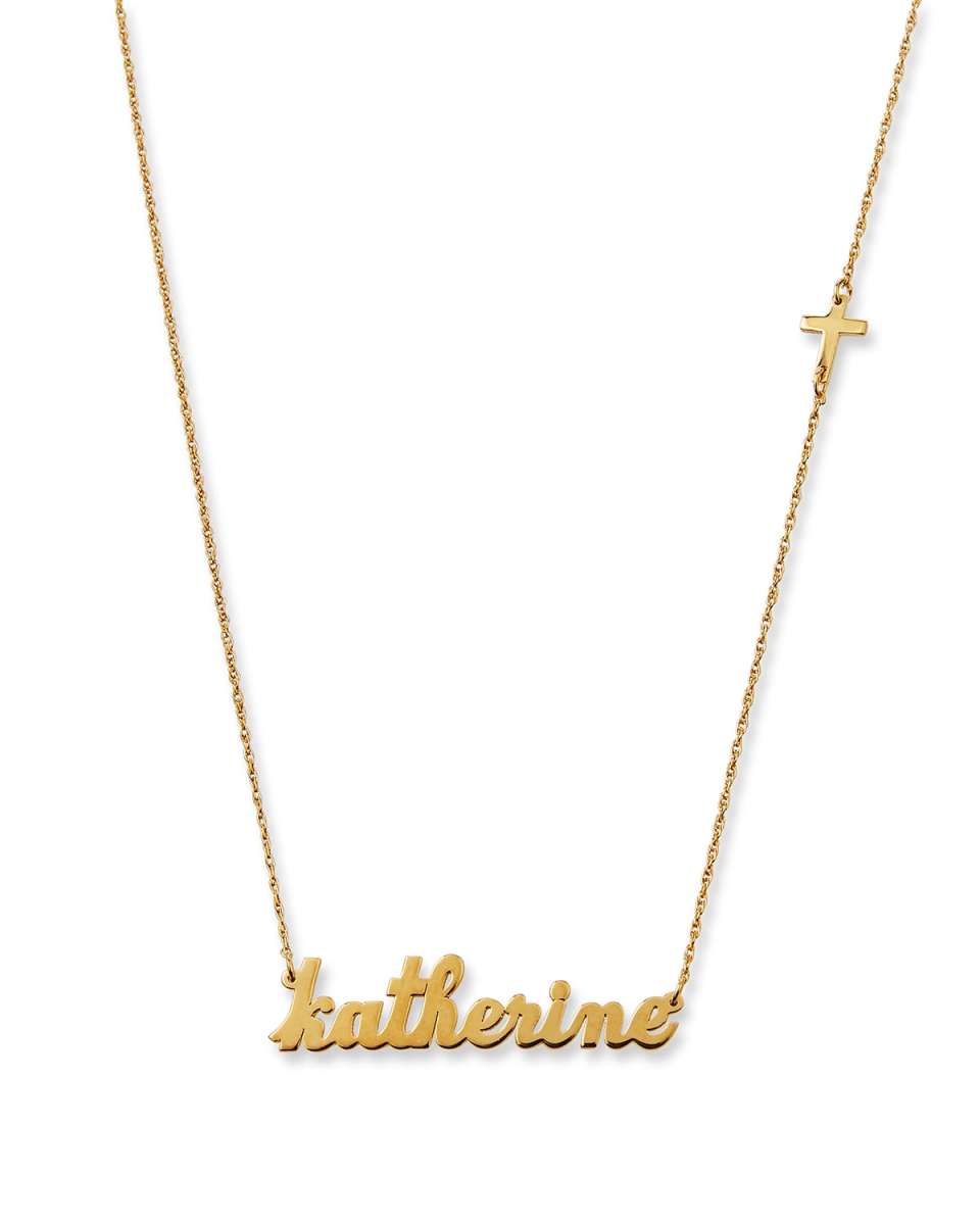 Abigail Personalized Cross Necklace